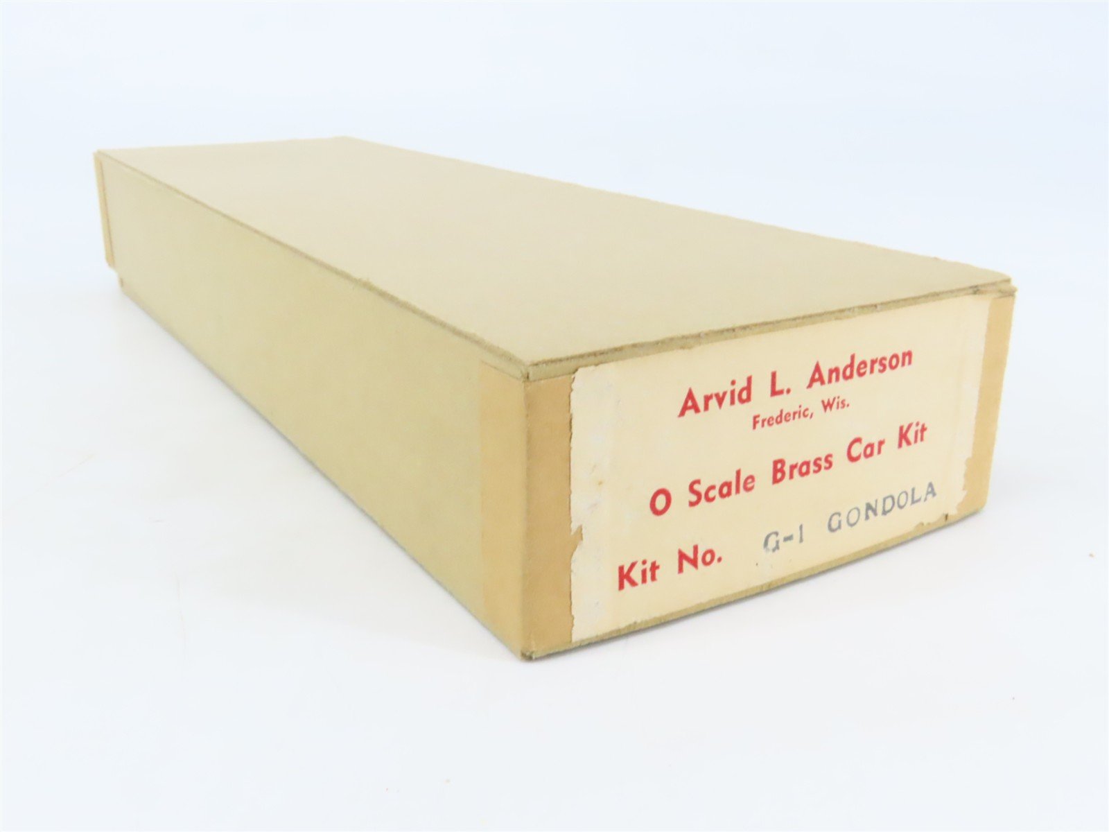 O Scale 2-Rail Arvid L. Anderson BRASS Kit #G-1 Undecorated 40' Gondola