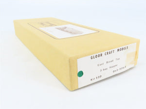 On3 Scale Gloor-Craft Craftsman Kit #530 Undecorated EBT 2-Bay Open Hopper