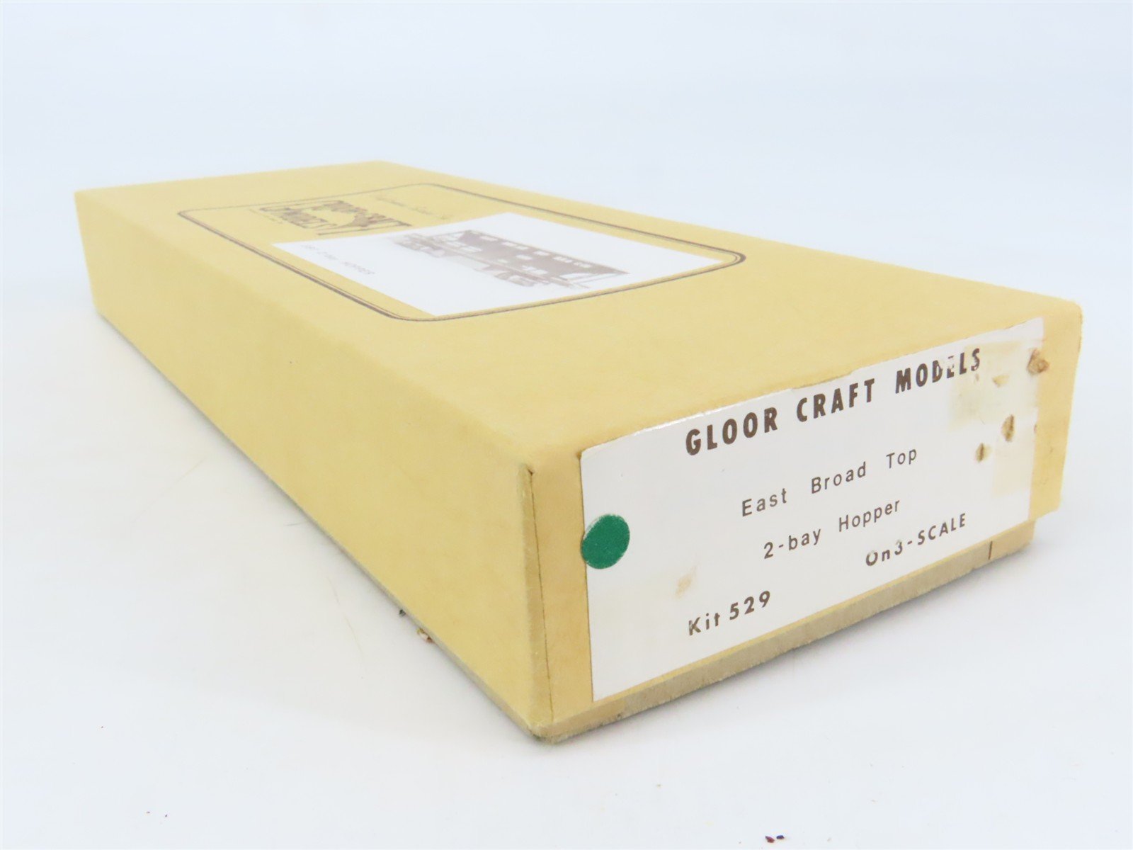 On3 Scale Gloor-Craft Craftsman Kit #529 Undecorated EBT 2-Bay Open Hopper
