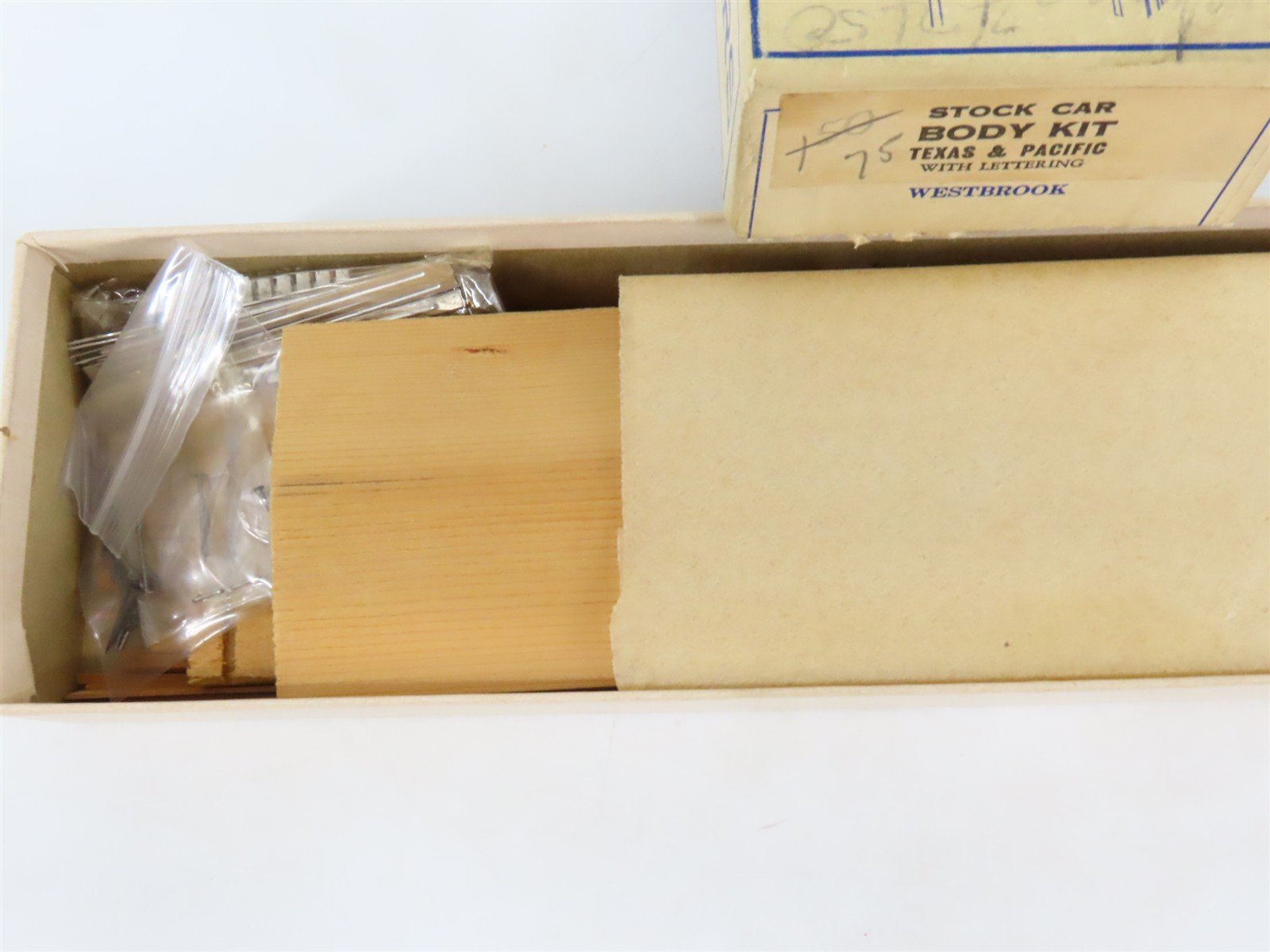 O Scale 2-Rail Westbrook Craftsman Kit T&P Texas & Pacific 40' Stock Car #22238