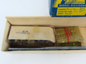 O Scale 2-Rail Scale-Craft Craftsman Kit #OF-115 Undecorated 40' Auto Box Car