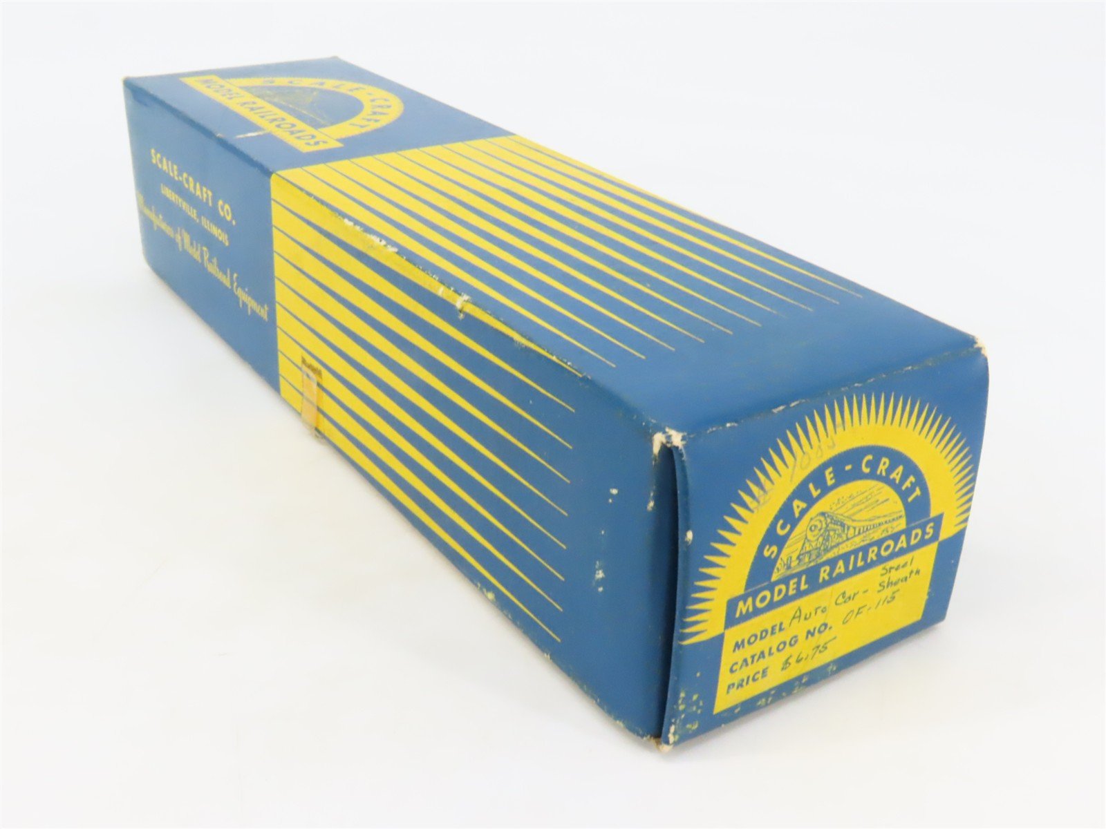 O Scale 2-Rail Scale-Craft Craftsman Kit #OF-115 Undecorated 40' Auto Box Car