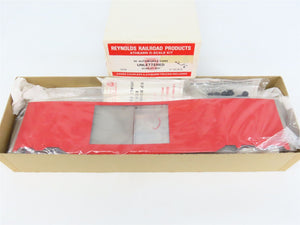 O Scale 2-Rail Reynolds Athearn Kit 0208 Unlettered Scarlet Red 50' Auto Box Car