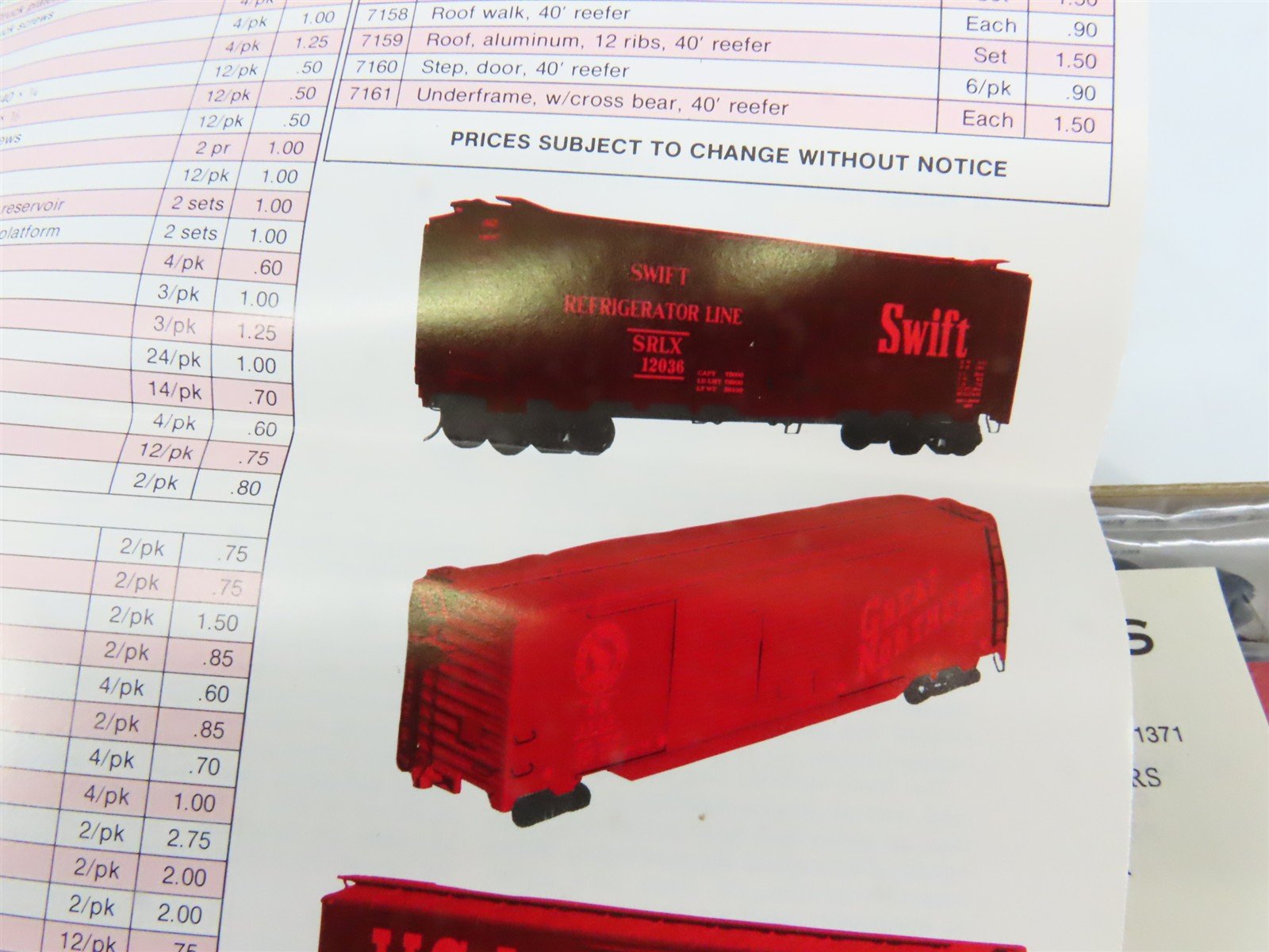 O Scale 2-Rail Reynolds Athearn Kit 0208 Unlettered Scarlet Red 50' Auto Box Car
