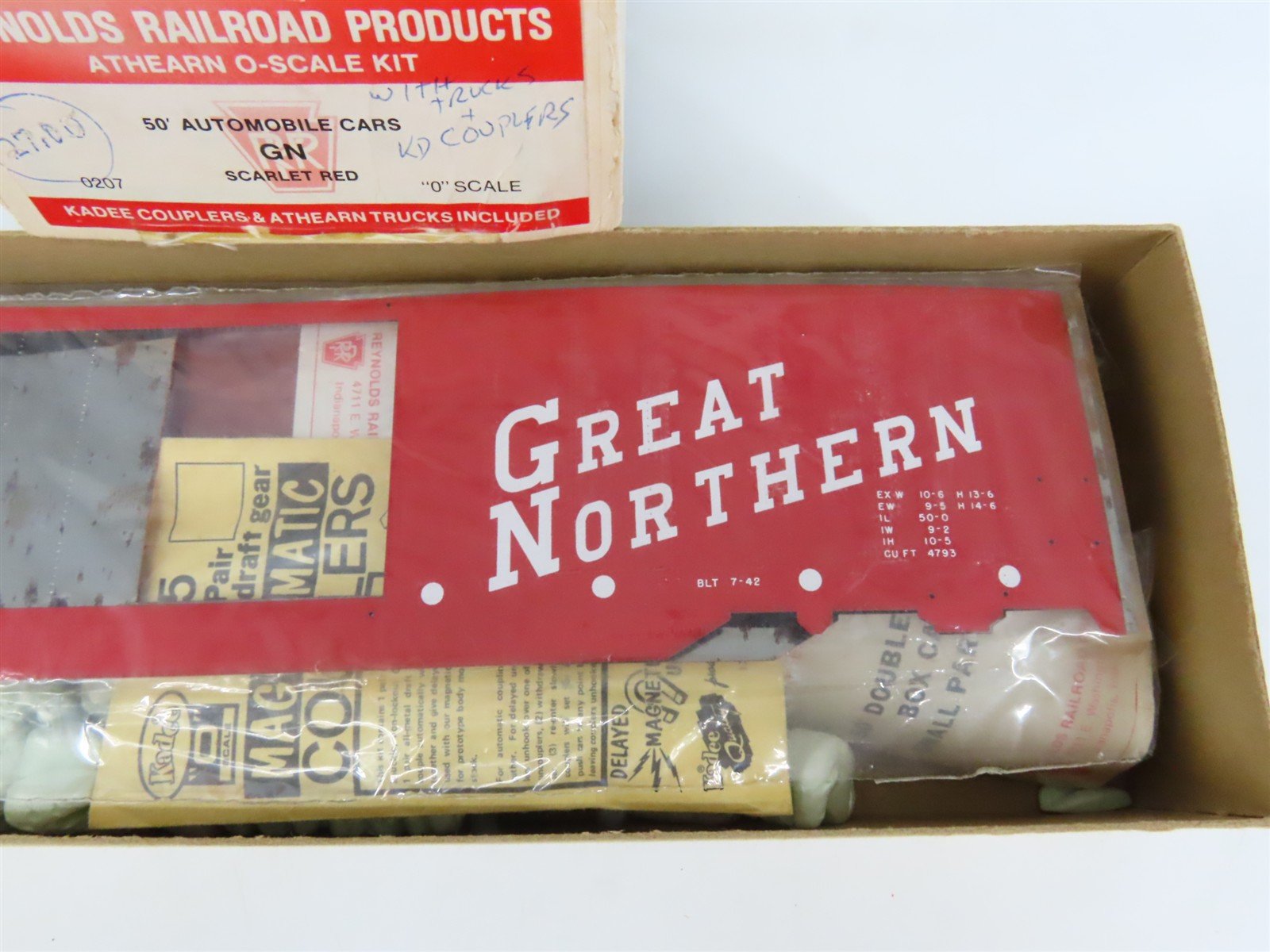 O Scale 2-Rail Reynolds Athearn Kit 0207 GN 