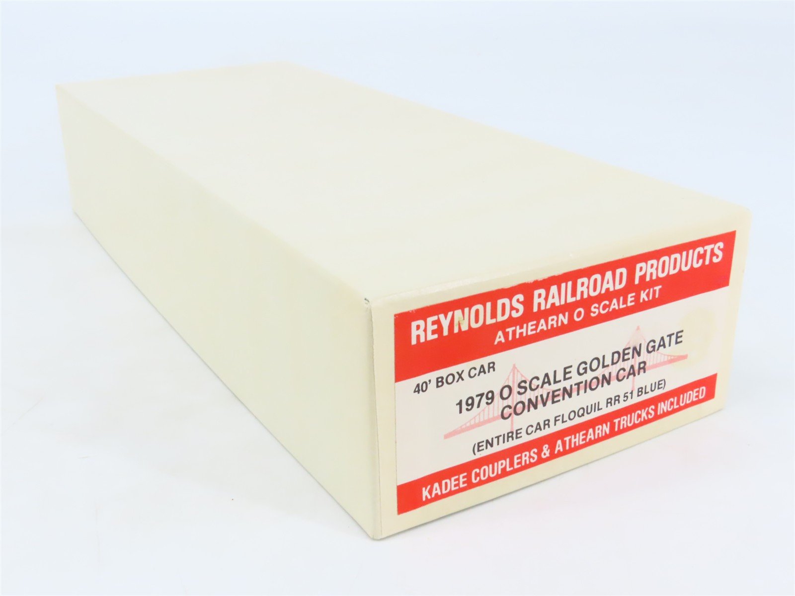 O Scale 2-Rail Reynolds Athearn Brass/Wood Kit NOSC 1979 Convention 40' Box Car