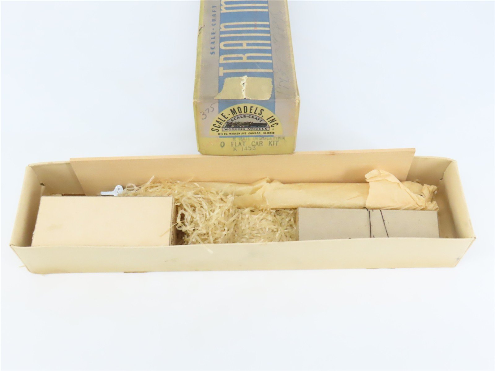 O Scale 2-Rail Scale-Craft Kit #K1453 Undecorated 46' Flat Car