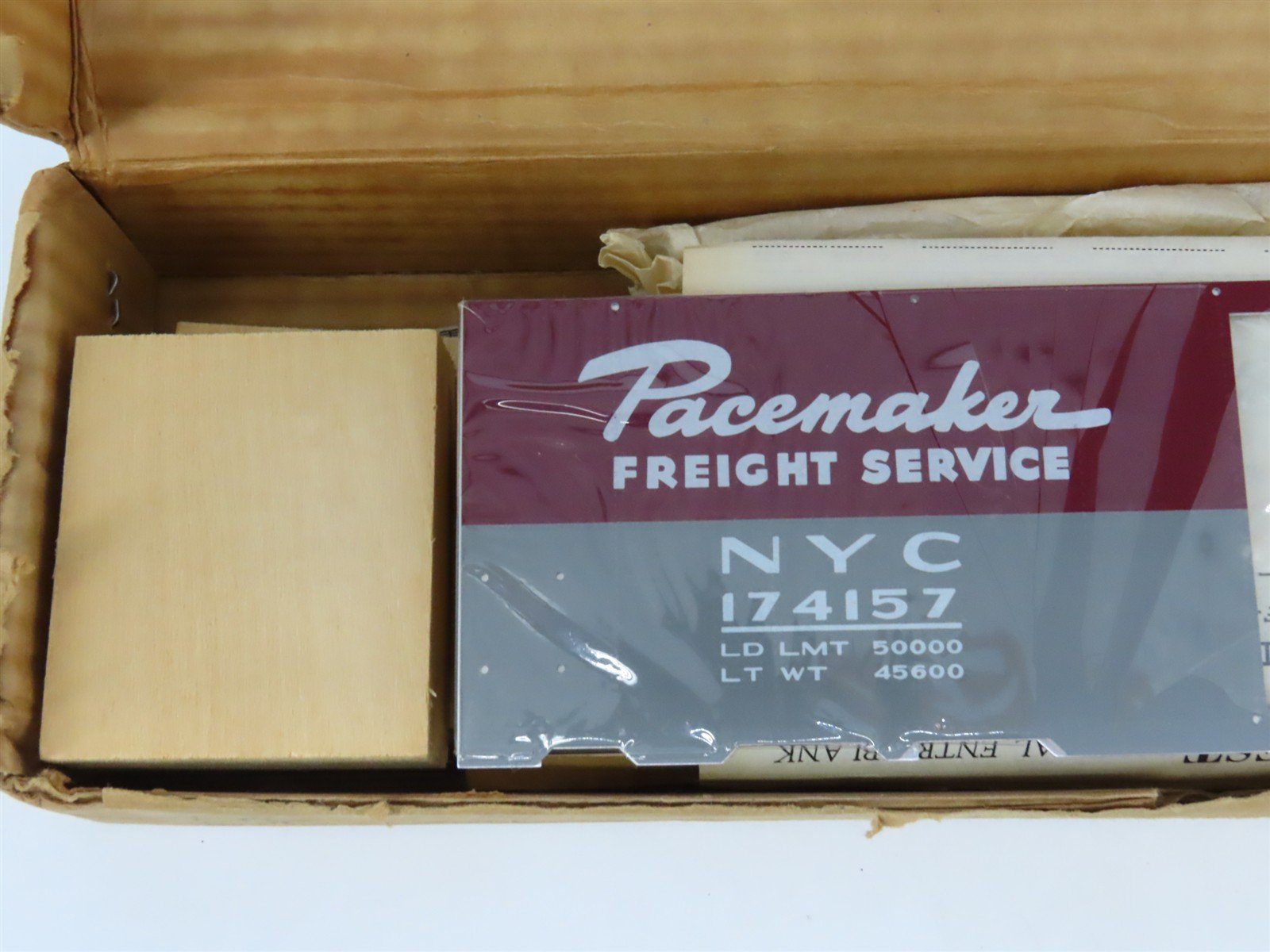 O Scale 2-Rail General Models Kit NYC Pacemaker 40' Steel Box Car #174157