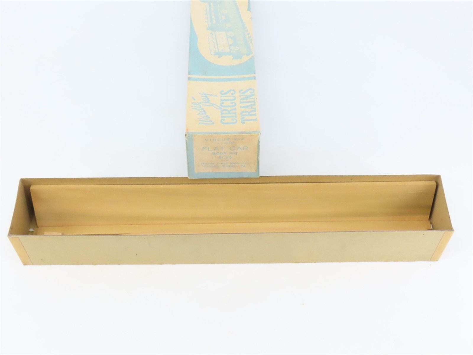 O Scale 2-Rail Wardie Jay Craftsman Kit Undecorated 70' Circus Flat Car