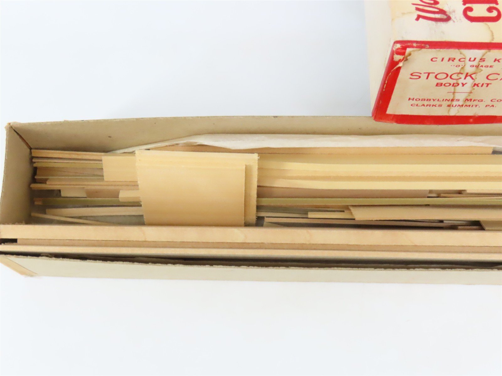 O Scale 2-Rail Wardie Jay Craftsman Kit Undecorated 70' Circus Stock Car