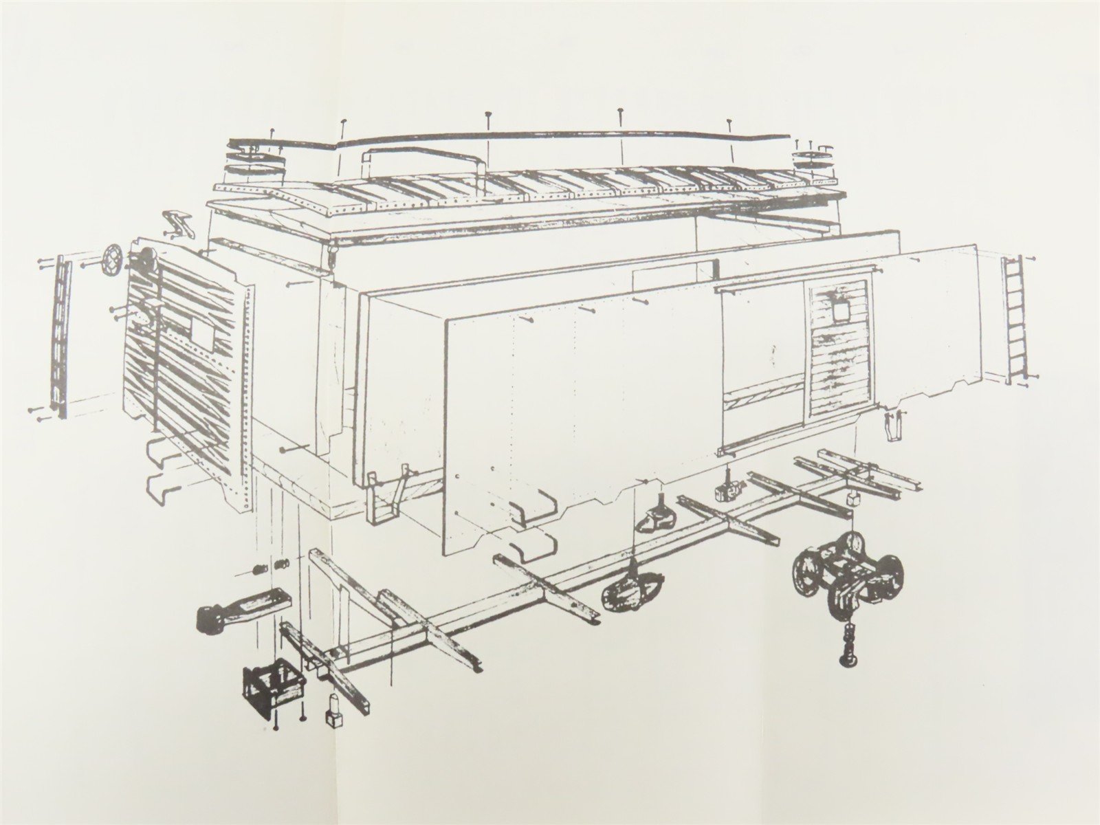 O Scale 2-Rail Athearn G. F. Menzies Kit Undecorated 50' Box Car