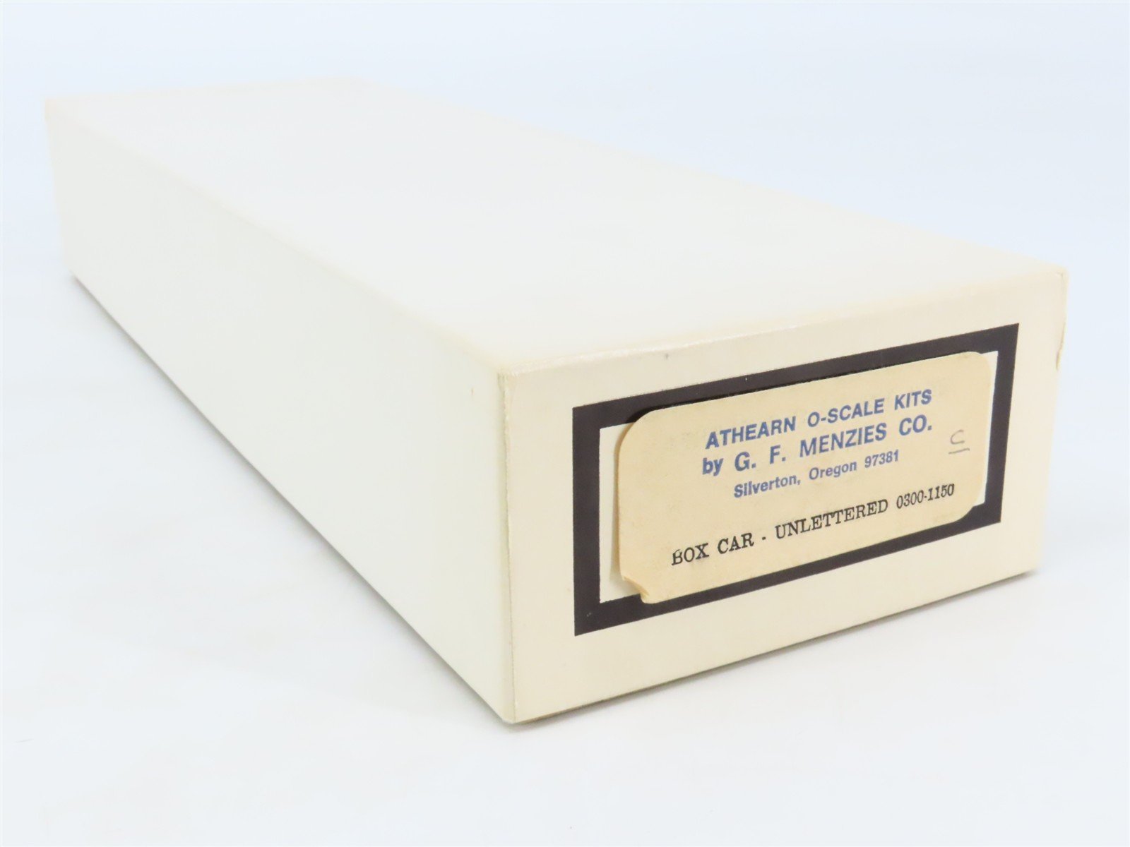 O Scale 2-Rail Athearn G. F. Menzies Kit Undecorated 50' Box Car