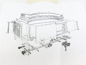 O Scale 2-Rail Athearn G. F. Menzies Kit 0305 M&StL 40' Steel Box Car #52673