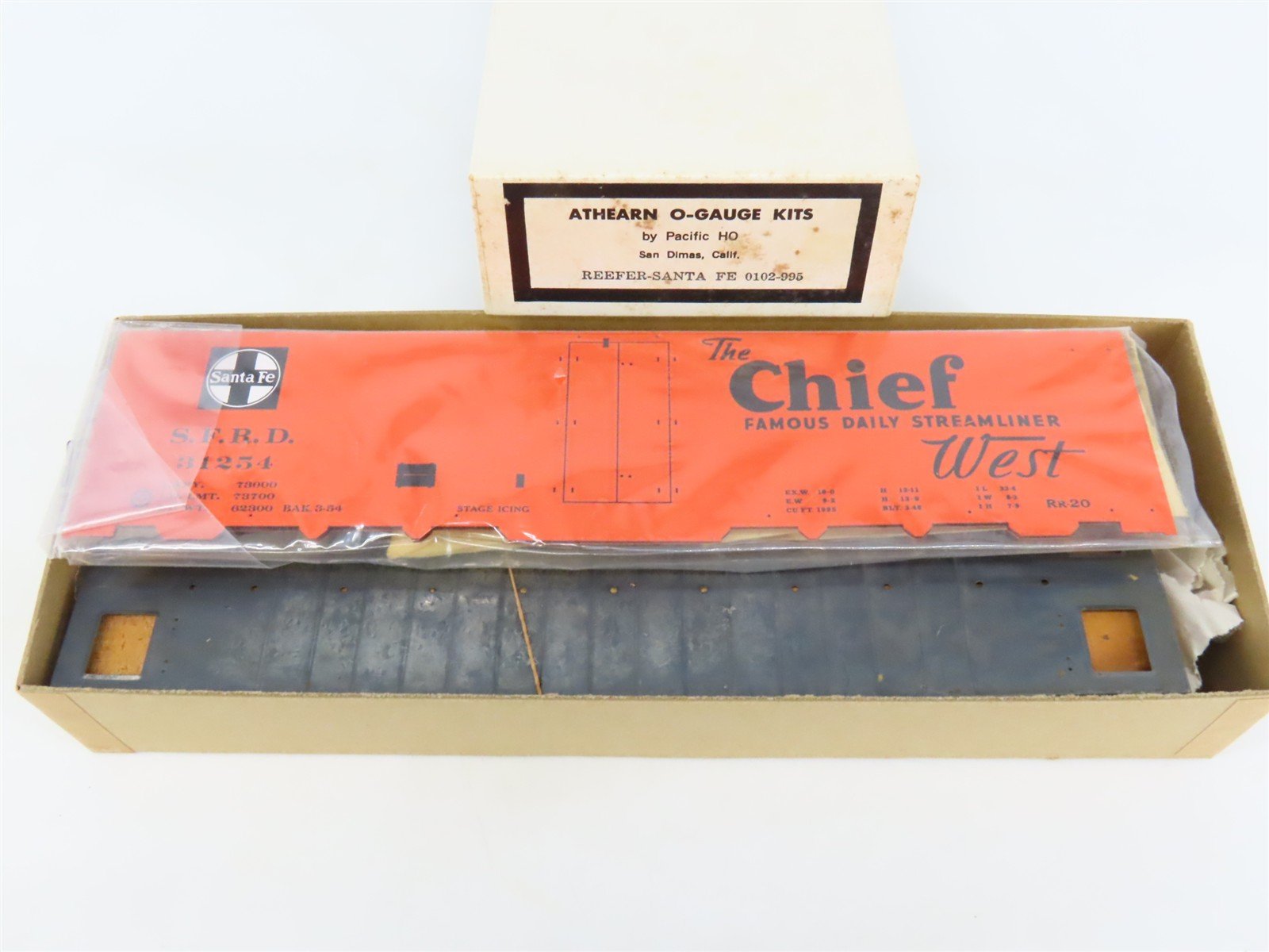 O Scale 2-Rail Athearn Kit 0102 SFRD Santa Fe 