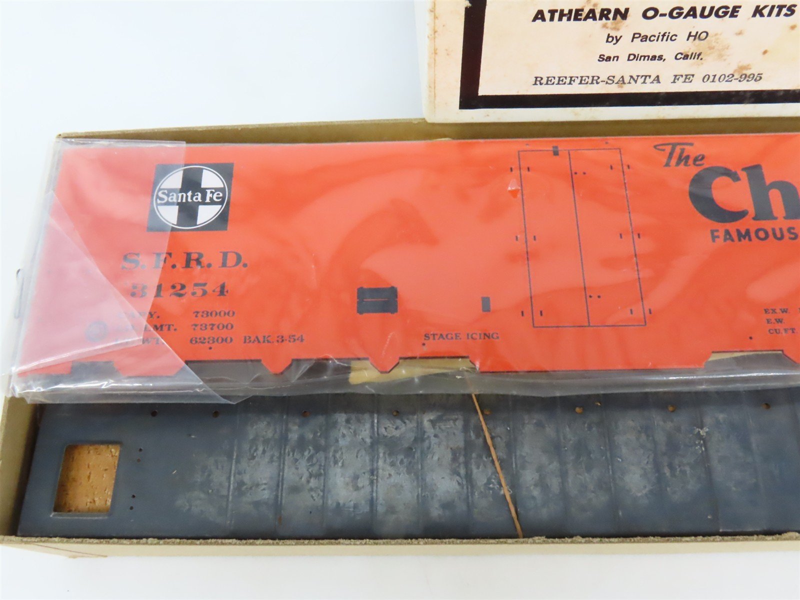 O Scale 2-Rail Athearn Kit 0102 SFRD Santa Fe 