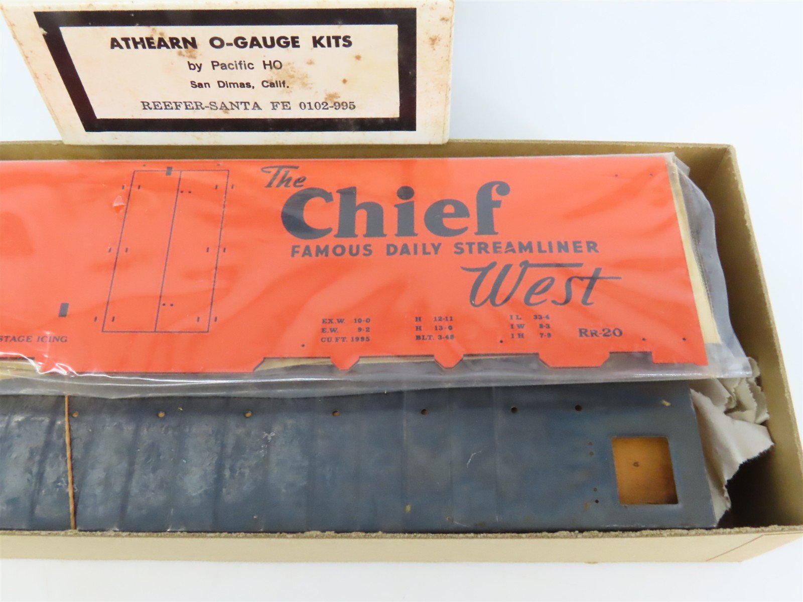 O Scale 2-Rail Athearn Kit 0102 SFRD Santa Fe 