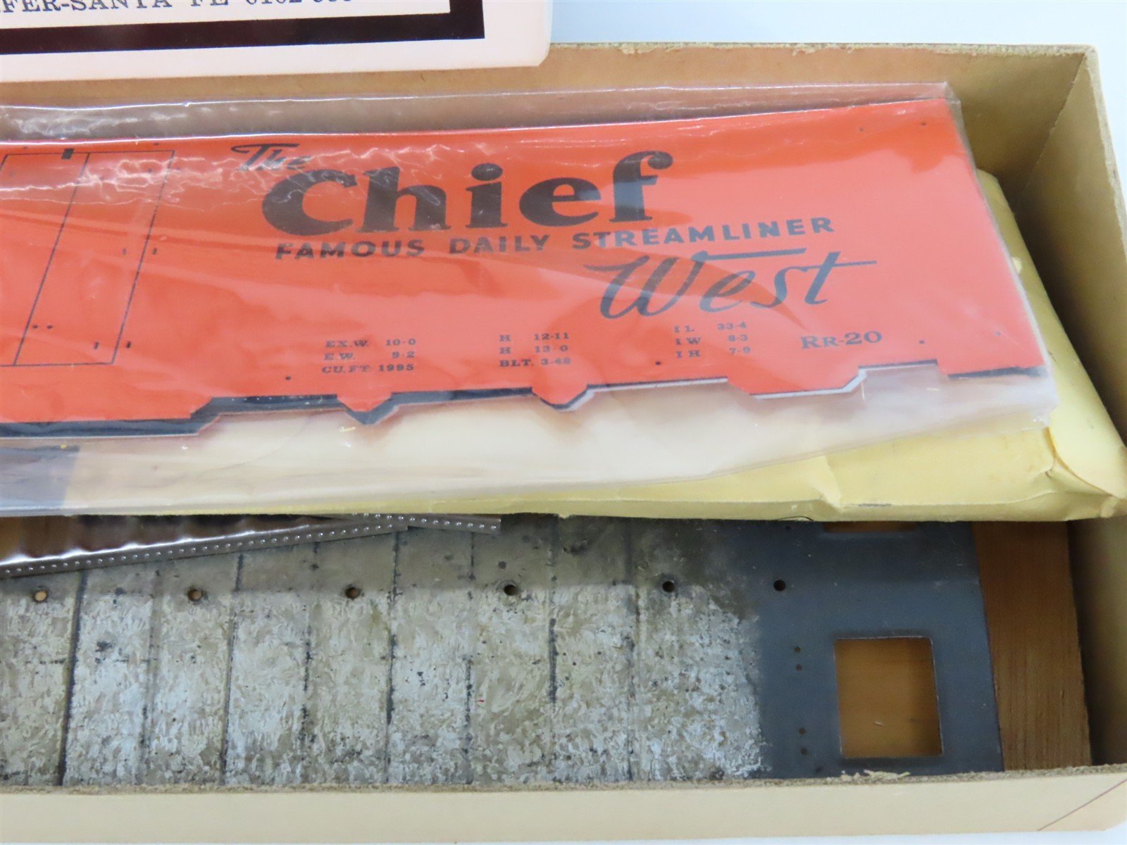 O Scale 2-Rail Athearn Kit 0102 SFRD Santa Fe 