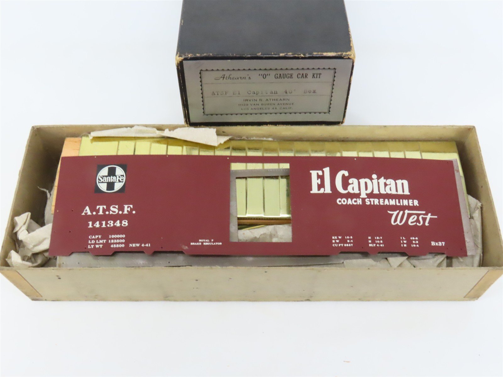 O Scale 2-Rail Athearn Kit ATSF Santa Fe 