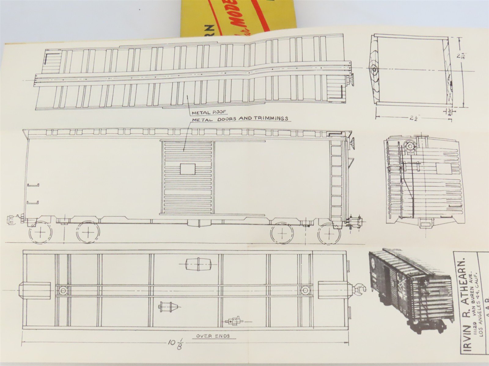O Scale 2-Rail Athearn Kit B&O Baltimore & Ohio 