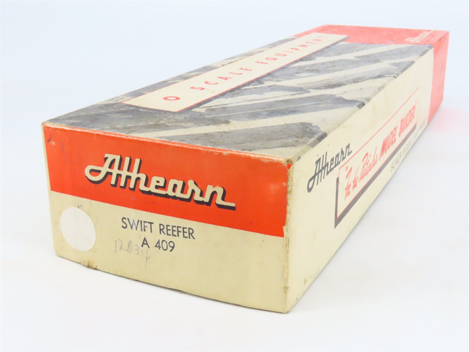 O Scale 2-Rail Athearn Kit A409 SRLX Swift Refrigerator 40' Steel Reefer #12034