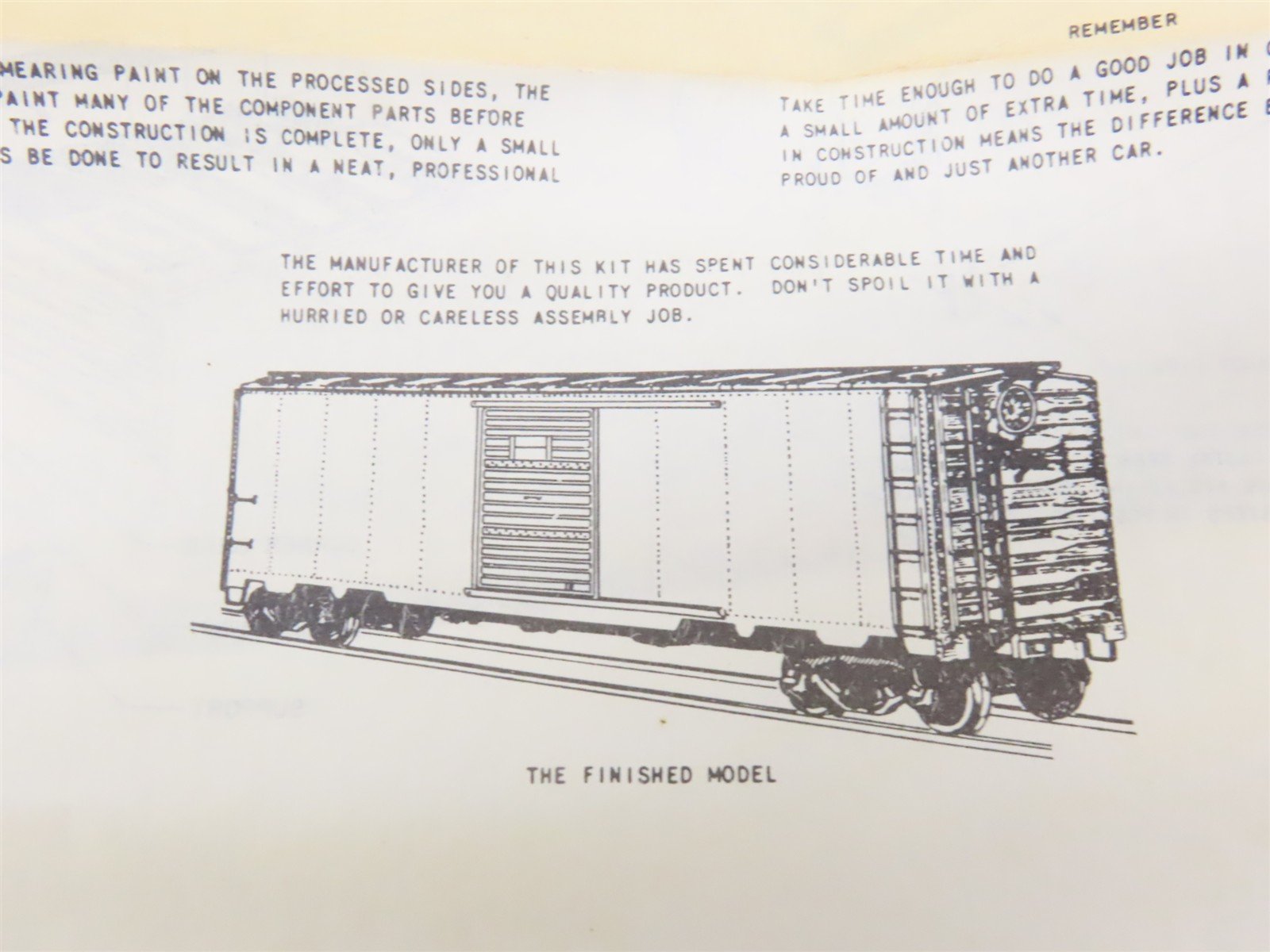 O Scale 2-Rail Athearn Kit A112 CP Canadian Pacific 40' Box Car #225000