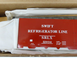 O Scale 2-Rail Athearn Kit SRLX Swift Refrigerator Line 40' Steel Reefer #12034