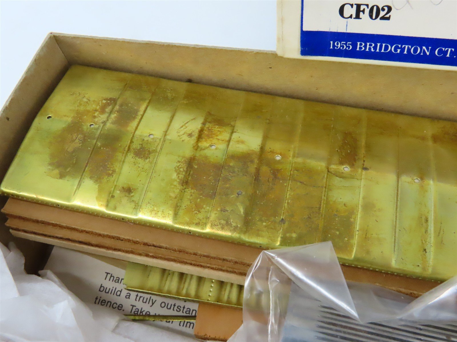 O Scale 2-Rail Reynolds/Athearn BRASS/Wood Kit CF02 L&N 40' Box Car #5199