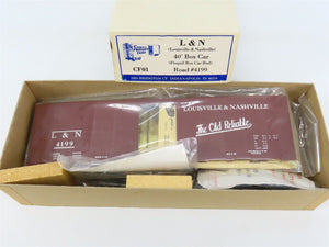 O Scale 2-Rail Reynolds/Athearn Brass/Wood Kit CF01 L&N 40' Box Car #4199