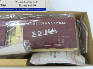 O Scale 2-Rail Reynolds/Athearn Brass/Wood Kit CF01 L&N 40' Box Car #4199