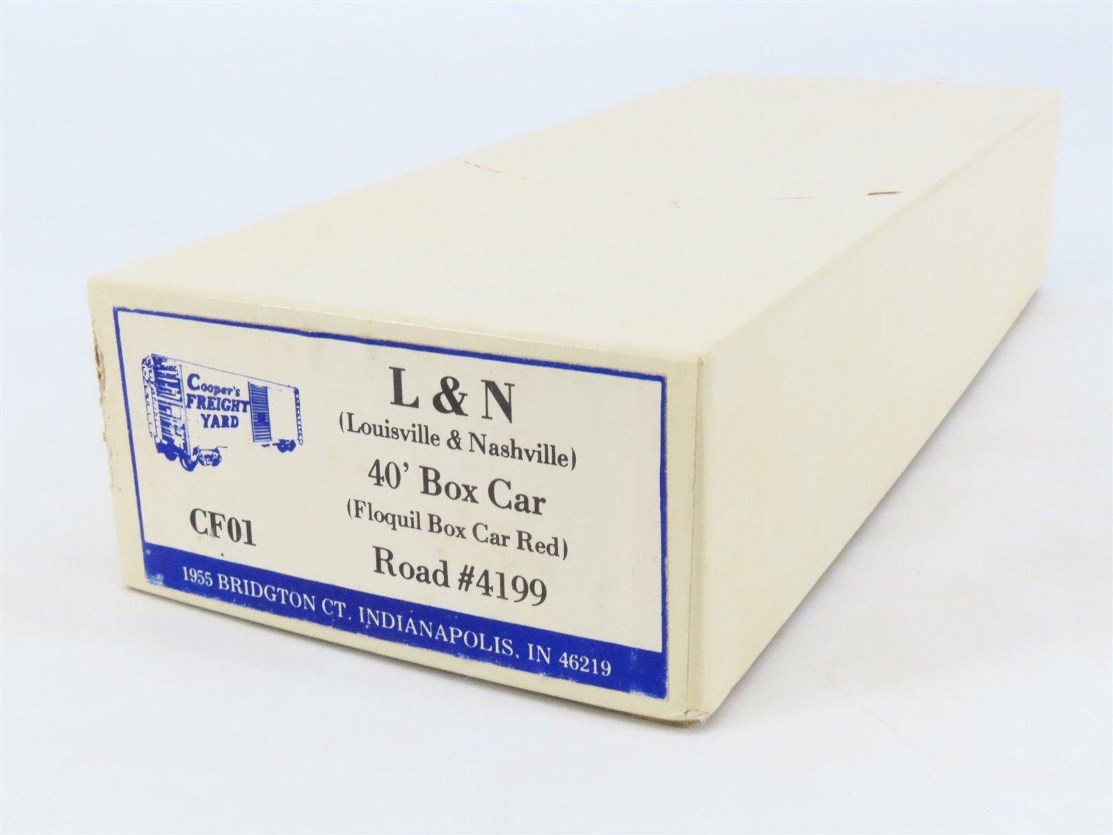 O Scale 2-Rail Reynolds/Athearn Brass/Wood Kit CF01 L&N 40' Box Car #4199