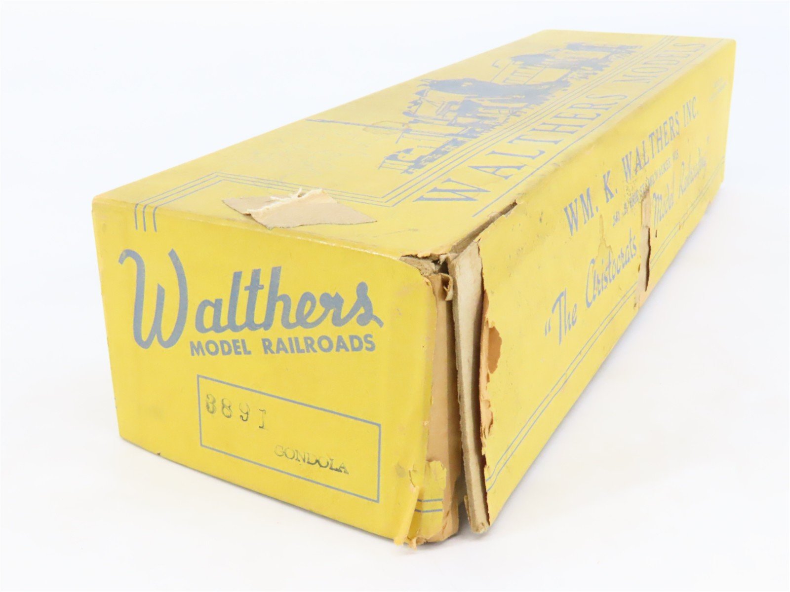 O Scale 2-Rail Walthers Craftsman Kit #3891 Undecorated 46' Mill Gondola