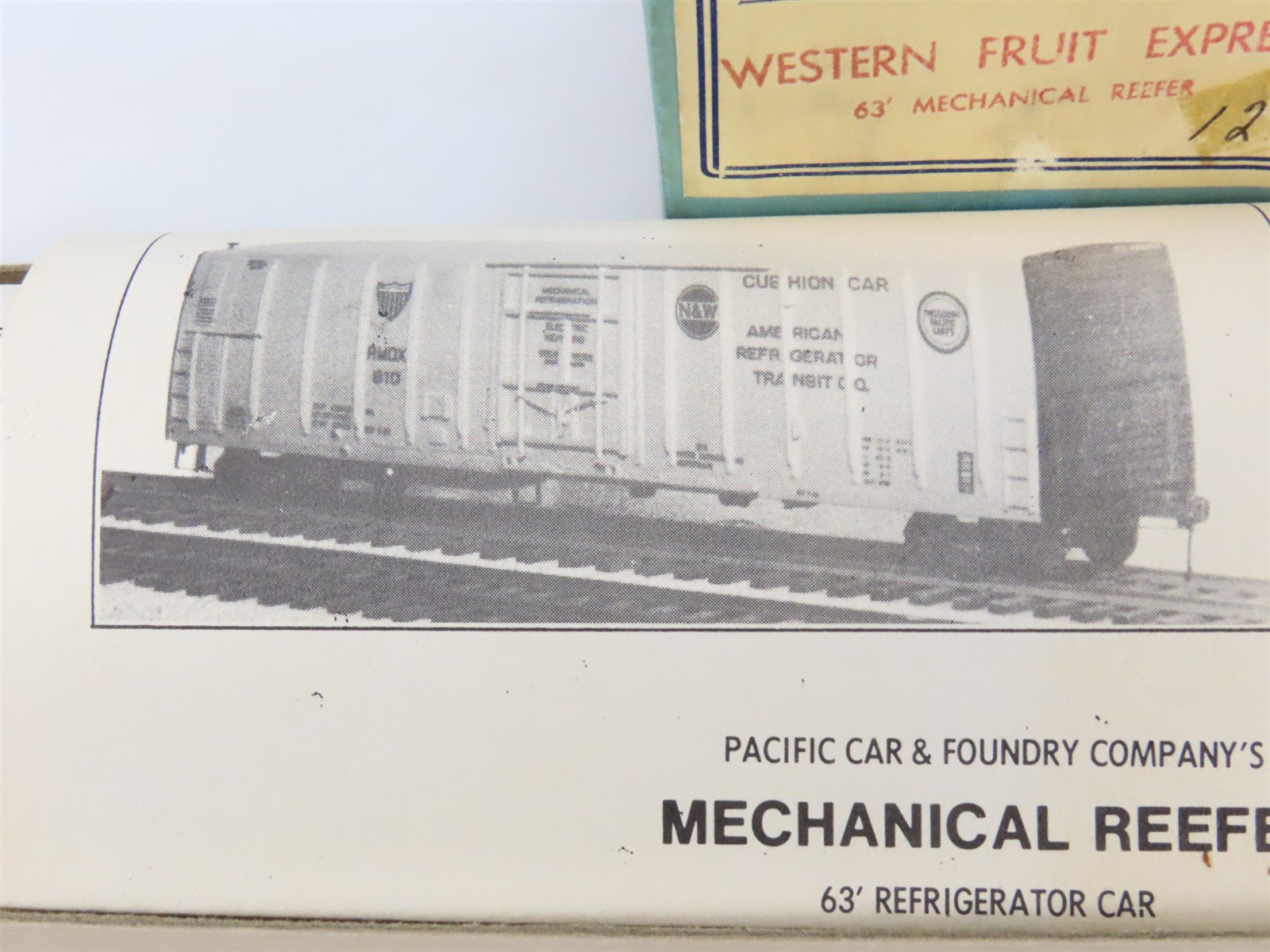 O Scale 2-Rail Lykens Valley Craftsman Kit Undecorated WFCX/WFE 63' Mech Reefer