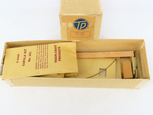 O Scale 2-Rail Train-Craft Craftsman Kit #509 Undecorated Wood Caboose w/ Cupola