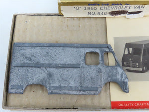 O 1/48 Scale Quality Craft Die-Cast Kit #540 Undecorated 1965 Chevrolet Step Van