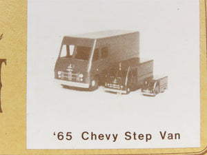 O 1/48 Scale Gloor-Craft Die-Cast Kit #540 Undecorated 1965 Chevrolet Step Van