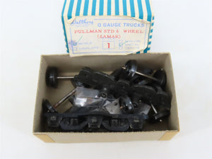 O 2-Rail Vintage Walthers Zamak Pullman 6-Wheel Trucks w/ Metal Wheels - 1 Pair