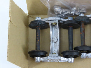O Scale 2-Rail Vintage Walthers Metal Bettendorf Trucks w/ Metal Wheels - 1 Pair