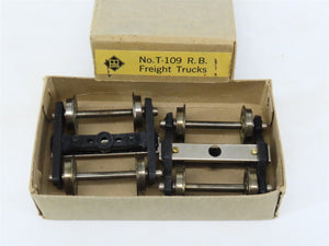 O Scale 2-Rail KTM #T-109 Die-Cast Roller Bearing Trucks w/Metal Wheels - 1 Pair