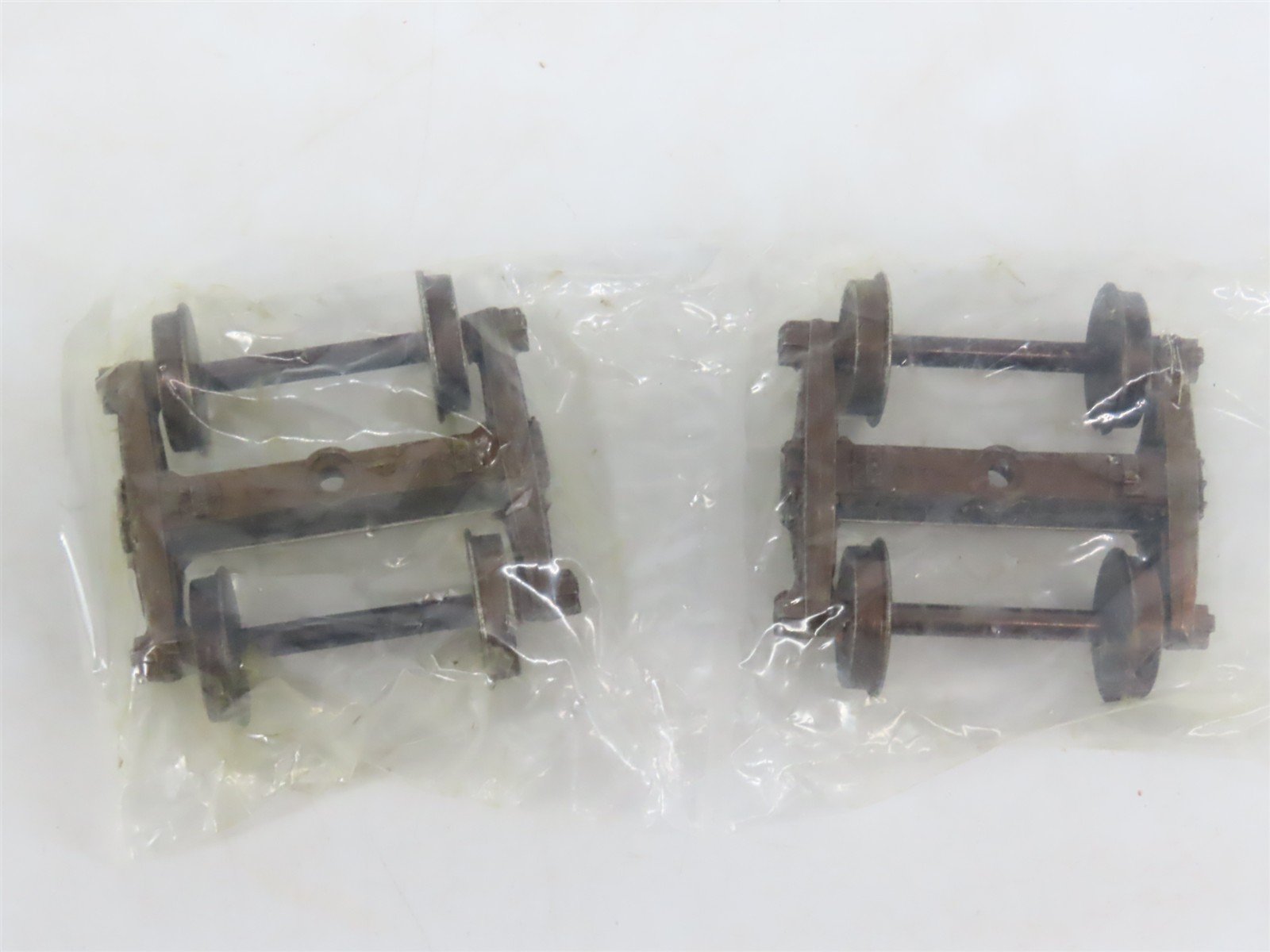 O Scale 2-Rail US Hobbies / KTM #U-60 Sprung Bettendorf Trucks w/Wheels - 1 Pair