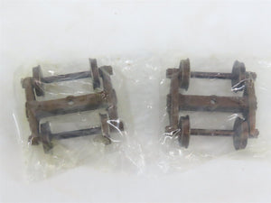O Scale 2-Rail US Hobbies / KTM #U-60 Sprung Bettendorf Trucks w/Wheels - 1 Pair