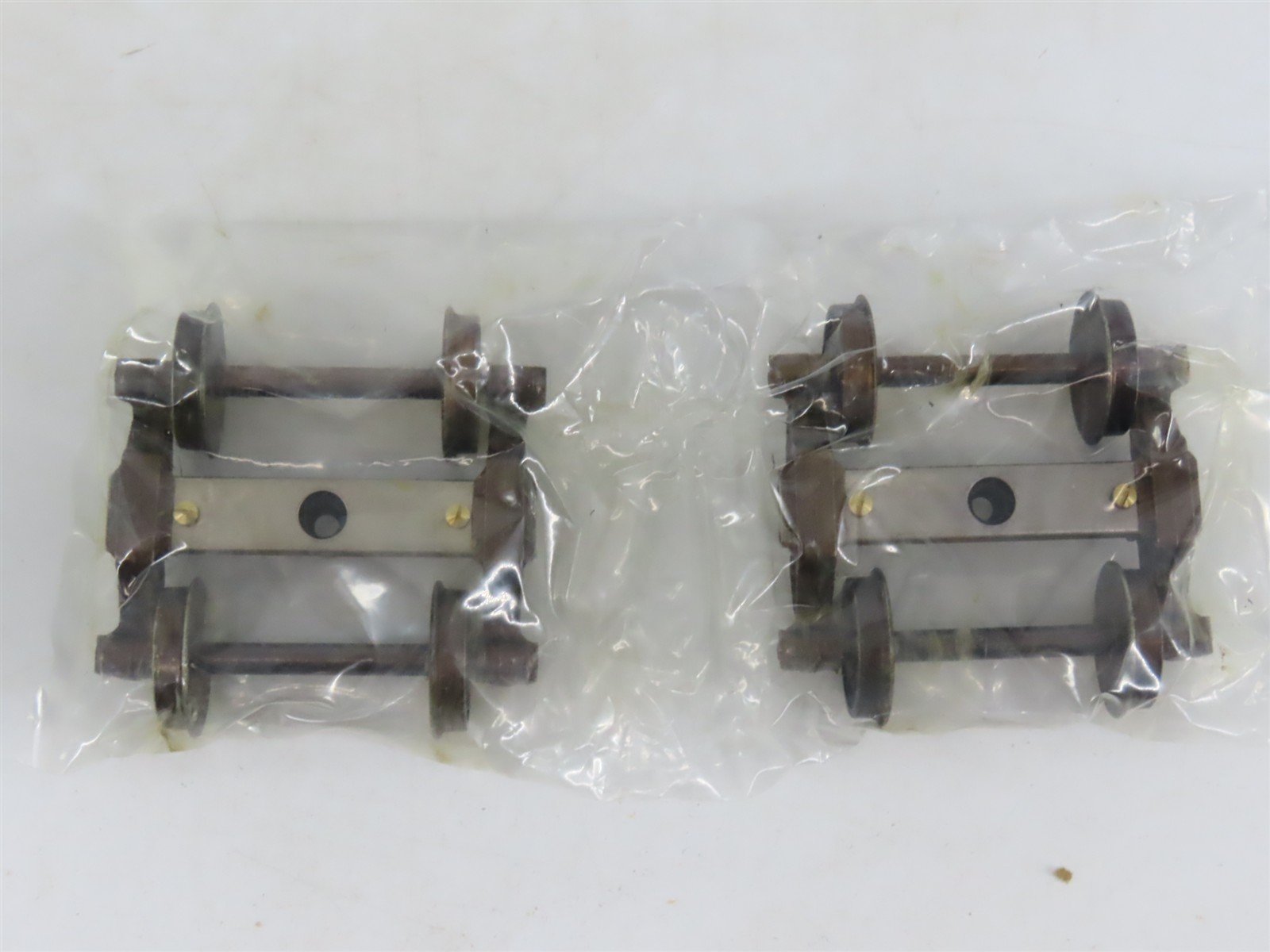 O Scale 2-Rail US Hobbies / KTM #U-60 Sprung Bettendorf Trucks w/Wheels - 1 Pair