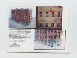 HO Scale Downtown Deco Hydrocal Kit #DD1010 Old Brownstones/Drug Store - SEALED