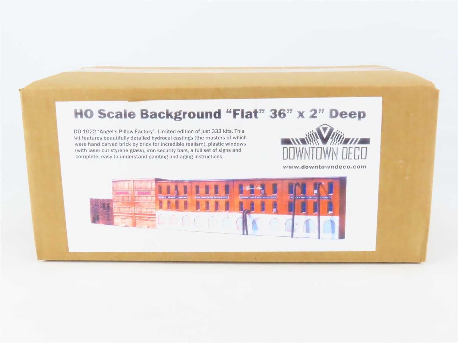 HO Downtown Deco Hydrocal Kit #DD1022 Angel's Pillow Factory 