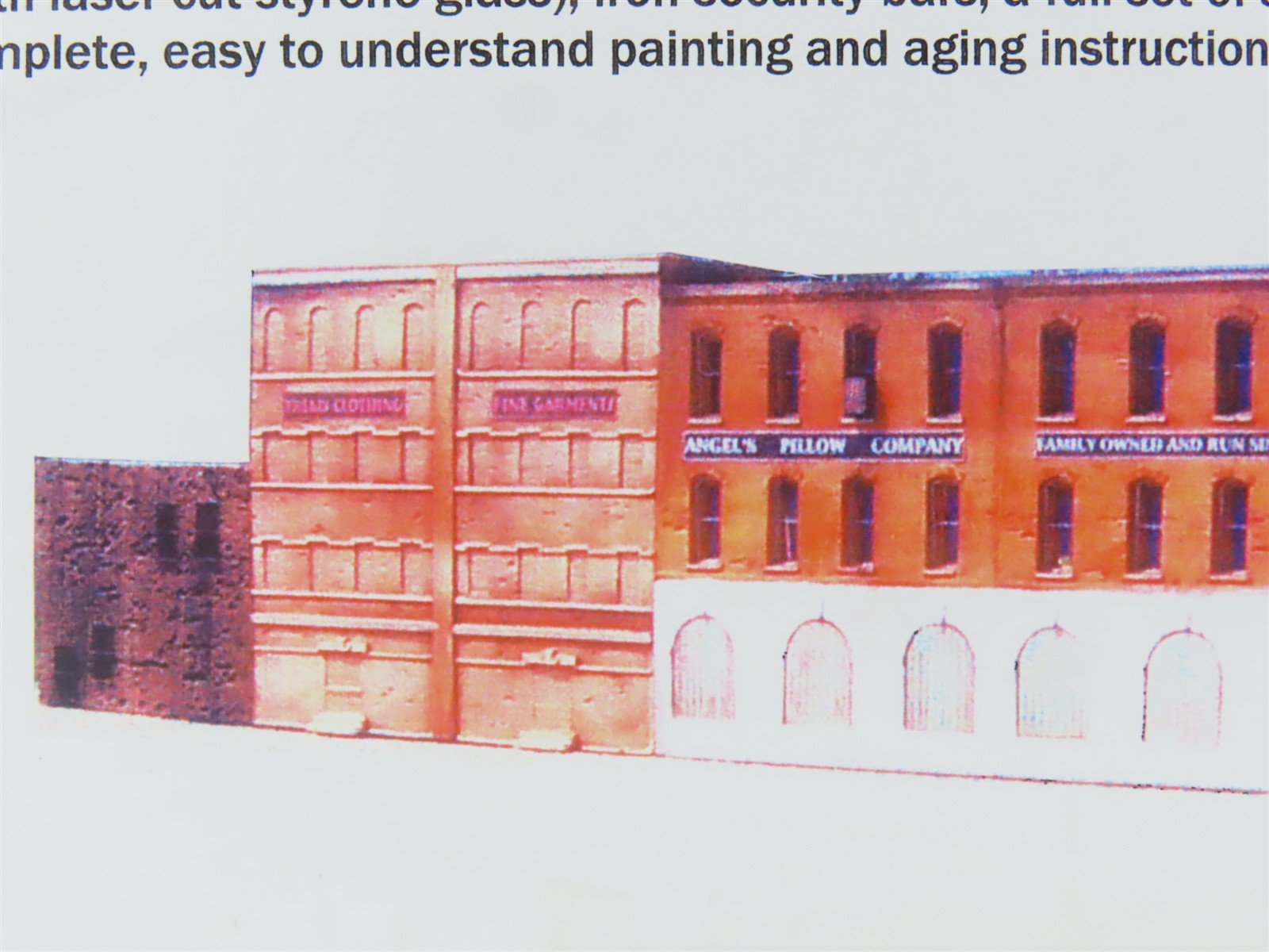 HO Downtown Deco Hydrocal Kit #DD1022 Angel's Pillow Factory 