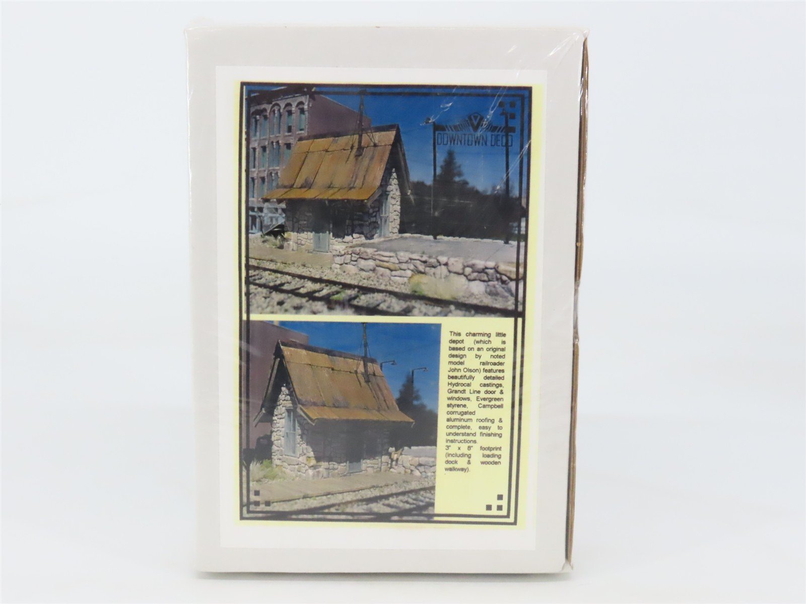 HO 1/87 Scale Downtown Deco Hydrocal Kit #DD1004 Fallberg Station - SEALED