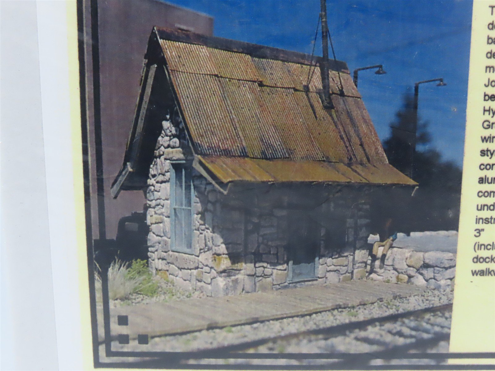 HO 1/87 Scale Downtown Deco Hydrocal Kit #DD1004 Fallberg Station - SEALED