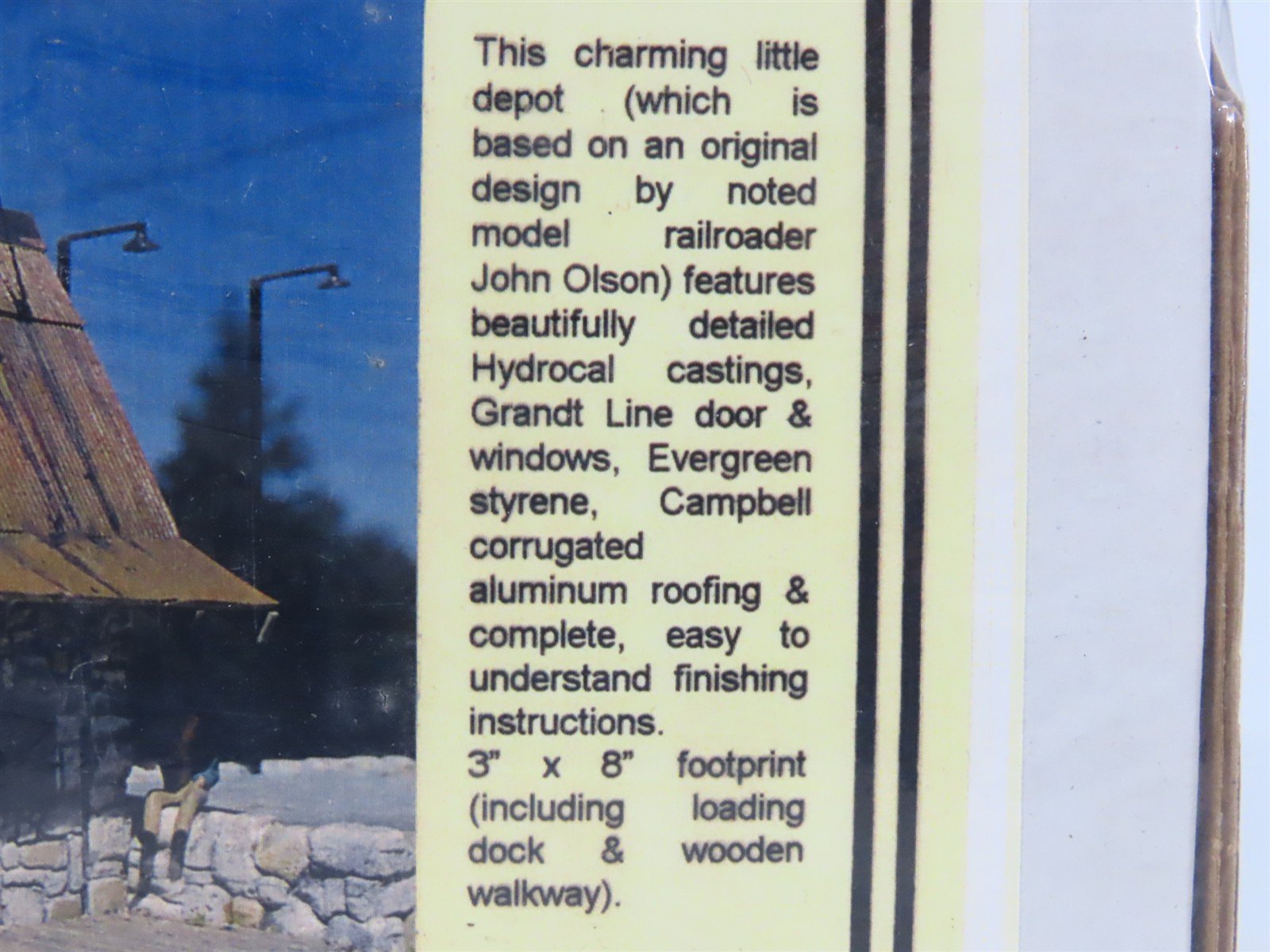 HO 1/87 Scale Downtown Deco Hydrocal Kit #DD1004 Fallberg Station - SEALED