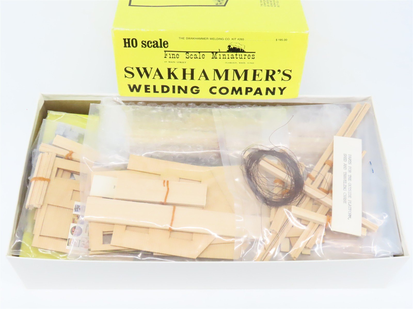 HO 1/87 Fine Scale Miniatures Craftsman Kit #265 Swakhammer's Welding Co.