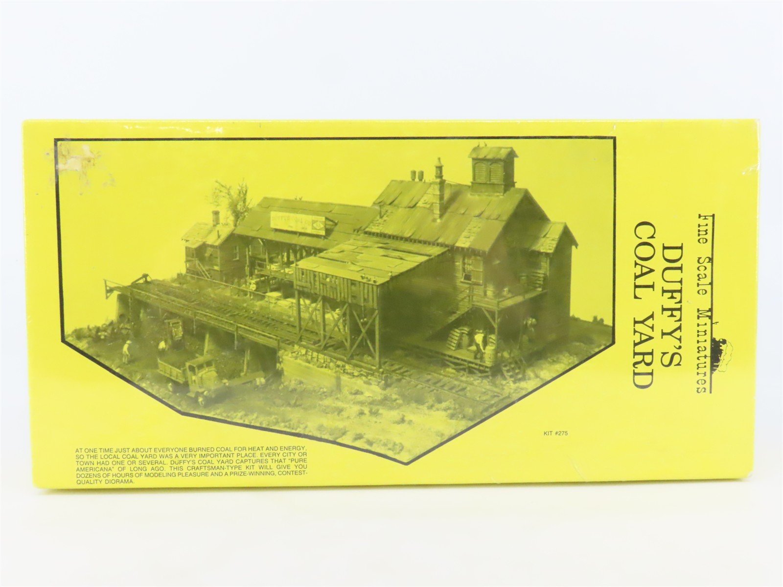 HO 1/87 Fine Scale Miniatures Craftsman Kit #275 Duffy's Coal Yard - SEALED