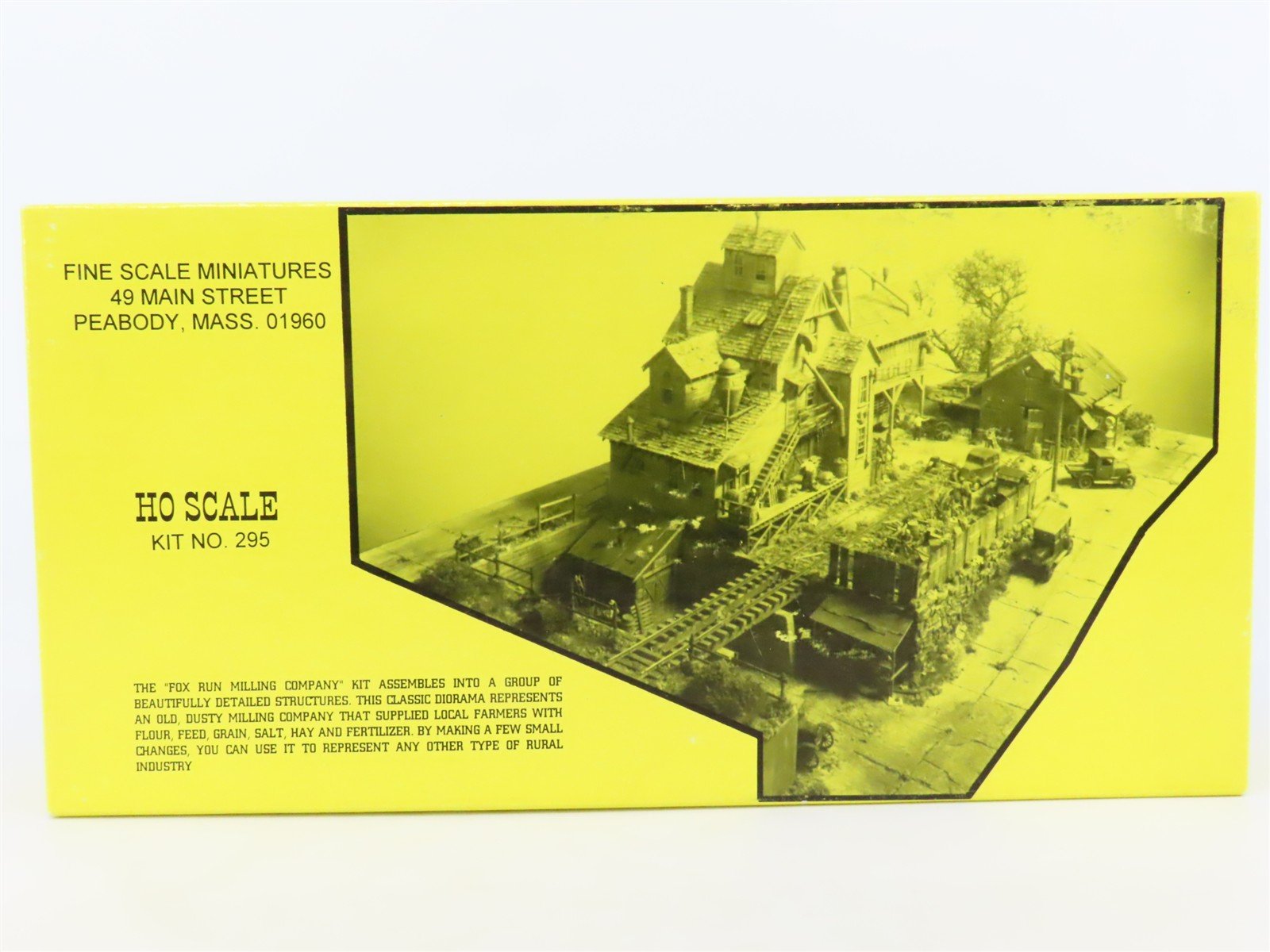 HO 1/87 Fine Scale Miniatures Craftsman Kit #295 Fox Run Milling Co.
